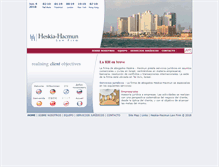 Tablet Screenshot of es.hh-law.co.il
